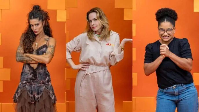 Aline, Ana Paula e Milena, do BBB 26