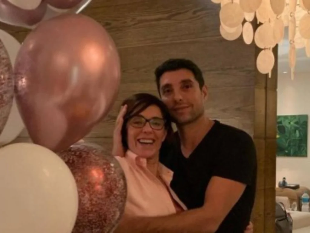 Christiane Torloni e Leonardo Carvalho, seu filho com Dennis Carvalho