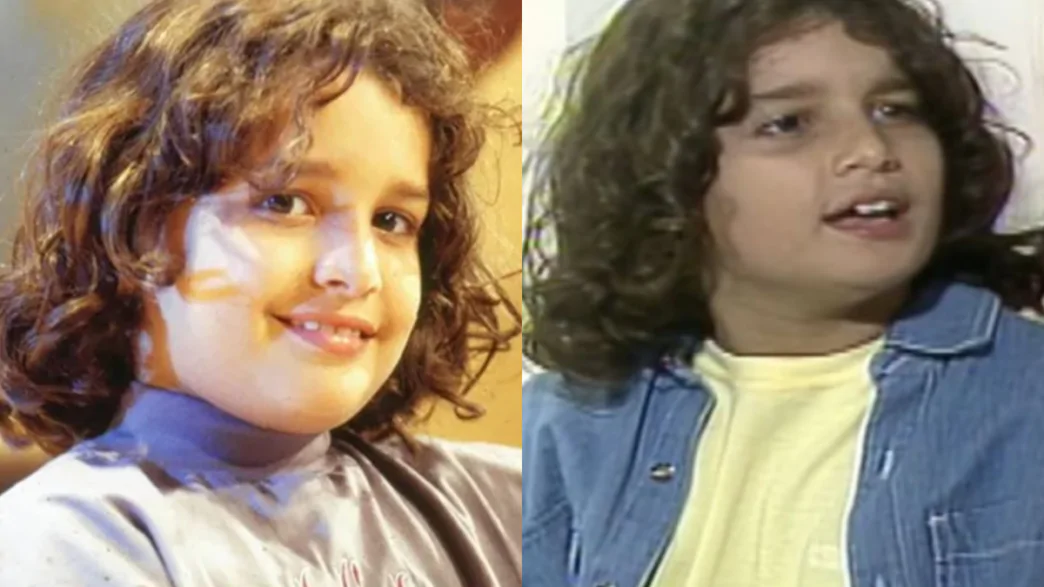 Ator e dublador Daniel Ávila na infância, o Dudu de A Viagem