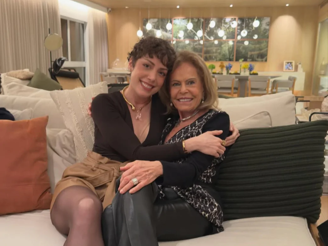 Fabiana Justus e sua avó, Celia Chryzman