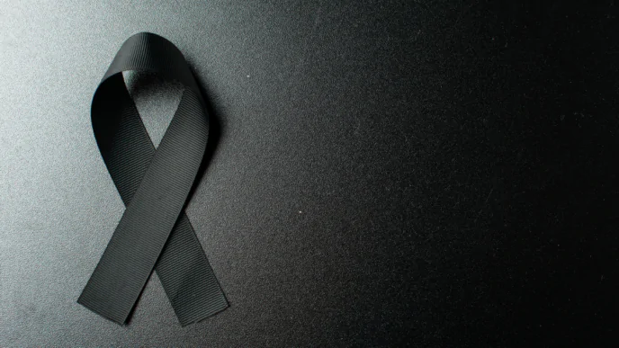 Foto genérica de luto e morte