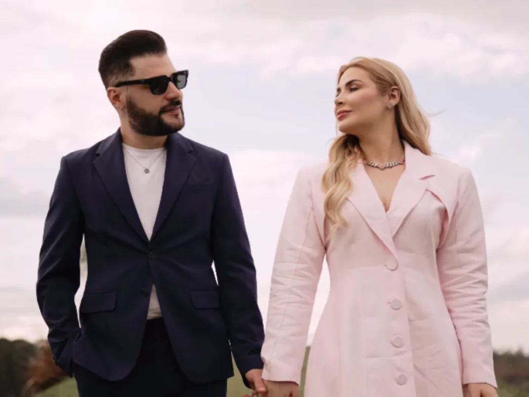 Cantor Guilherme, da dupla com Benuto, e a médica Flaviana Pellozo