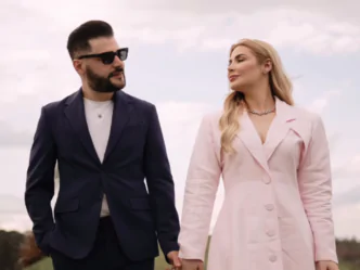 Cantor Guilherme, da dupla com Benuto, e a médica Flaviana Pellozo