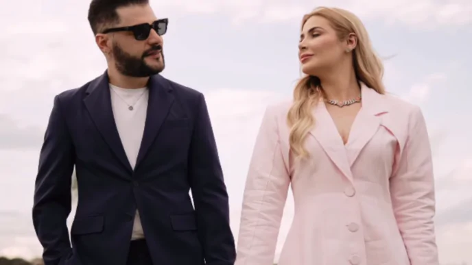 Cantor Guilherme, da dupla com Benuto, e a médica Flaviana Pellozo