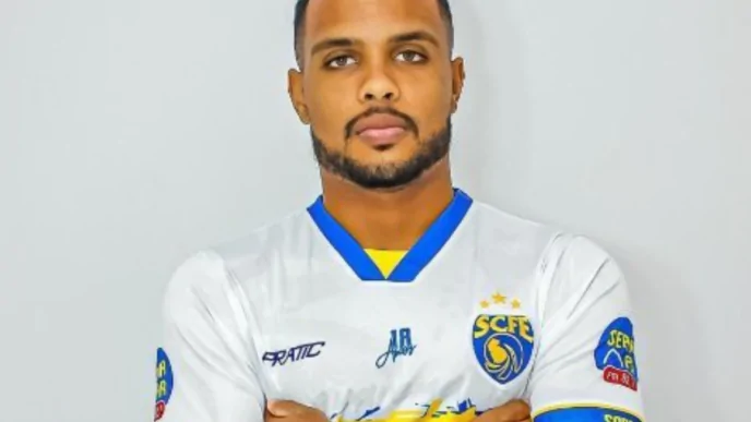 Jogador Alexandre Souza, do Sampaio Corrêa