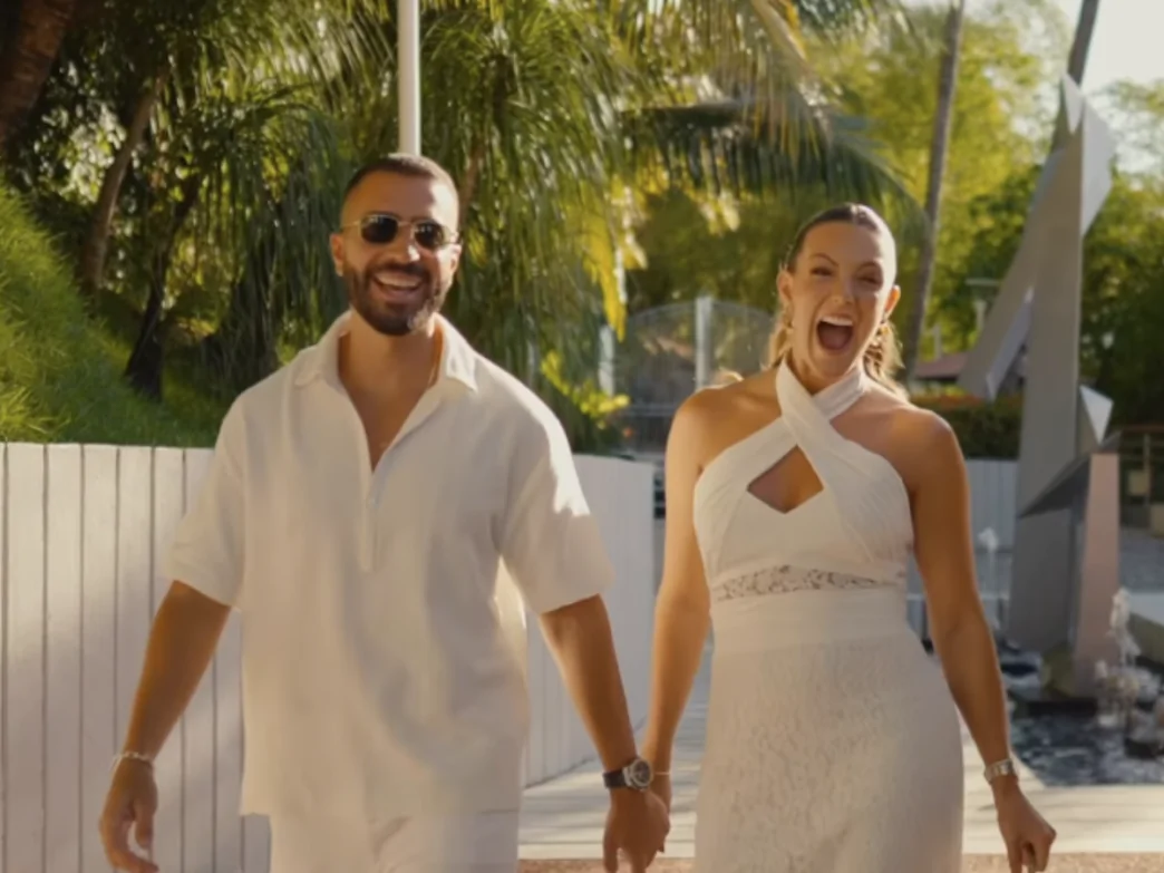 Cantor Rafa Marques, filho de Bell Marques, e a influenciadora Pati Guerra