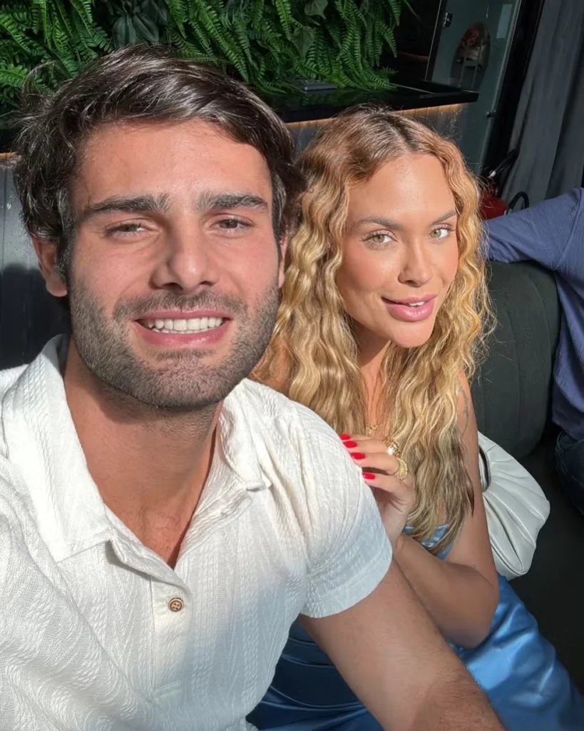 Sarah Andrade, do BBB 26, e o namorado, o empresário francês Bruce Gervais