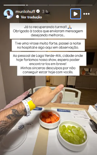 Print do cantor Murilo Huff